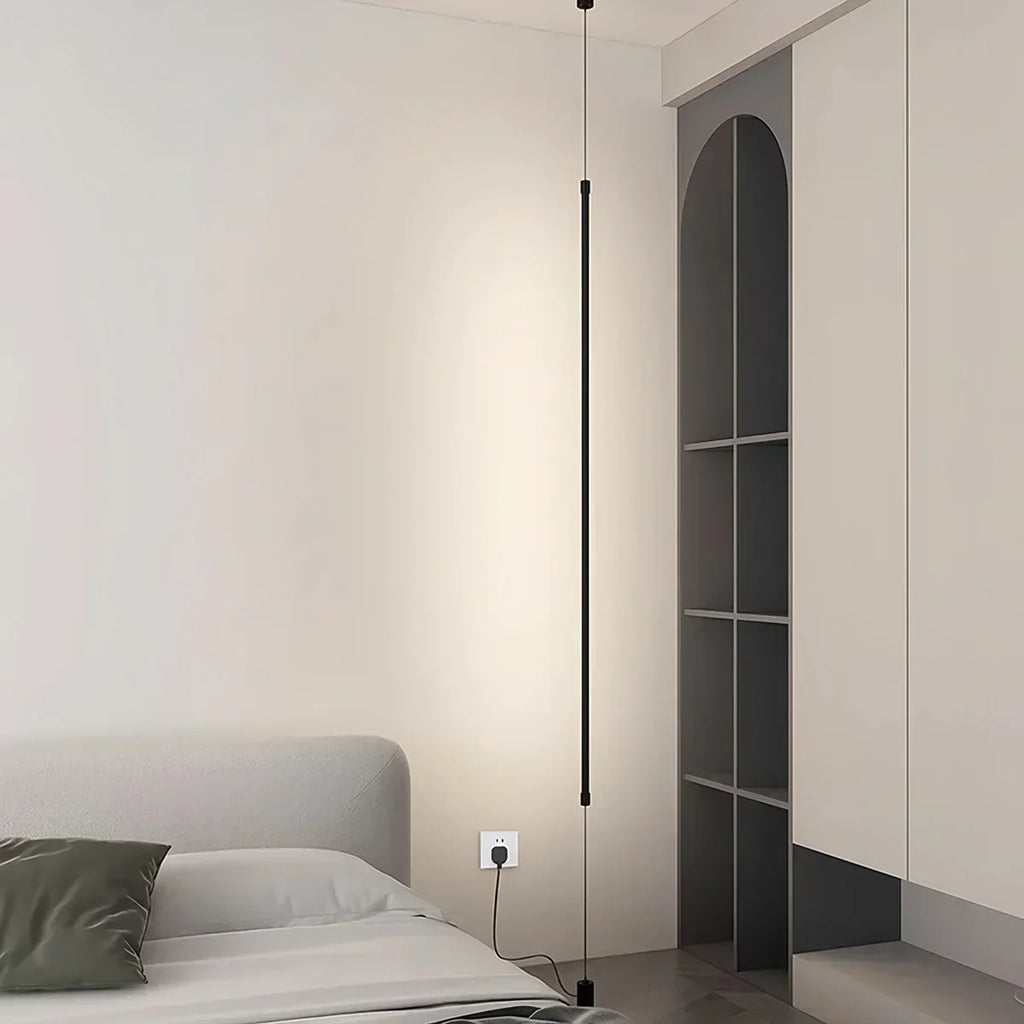 Lampada LED lineare alta, illuminazione indiretta dal pavimento al soffitto