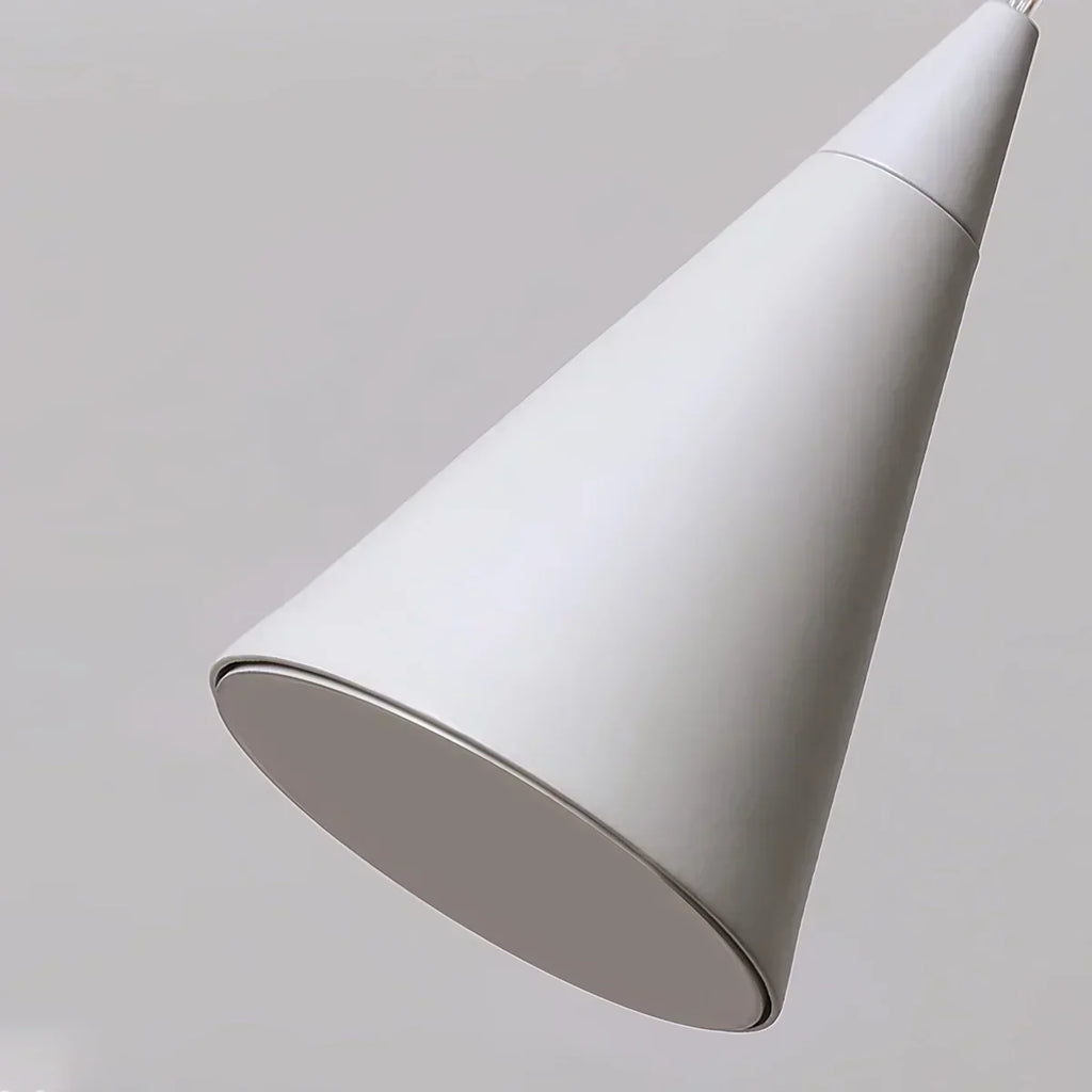 Lampadaire à suspension conique avec éclairage d’ambiance LED réglable de 3.5m