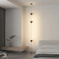 Lampadaire à suspension conique avec éclairage d’ambiance LED réglable de 3.5m