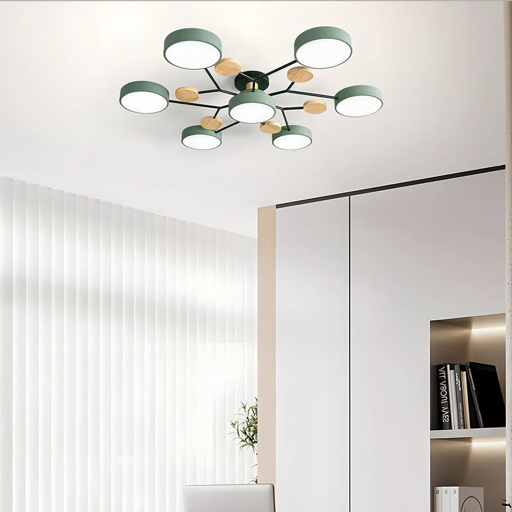 Mennyezetre simuló LED-es mennyezeti lámpa - letisztult modern sziluett