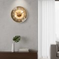 ساعة حائط صامتة بآلية كوارتز وإضاءة LED | ribuella