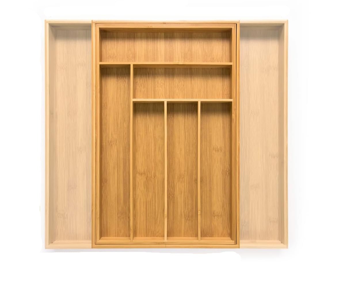 TimberFlex Expandable One Piece Drawer Organizer, 30.6–50 cm