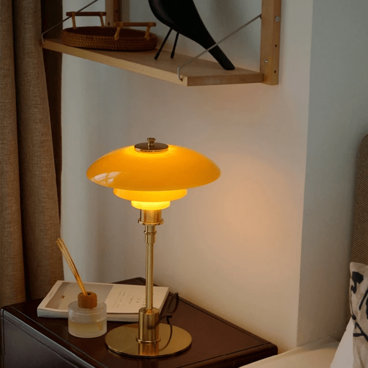 Nordhaven dimmbare LED-Tischlampe mit Drehregler zur Helligkeitseinstellung