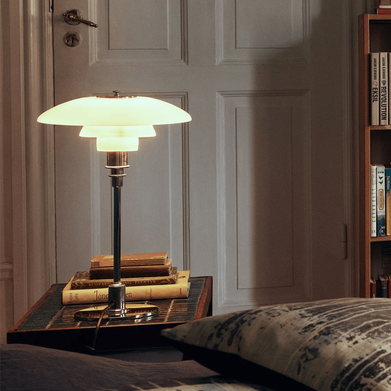 Nordhaven dimmbare LED-Tischlampe mit Drehregler zur Helligkeitseinstellung