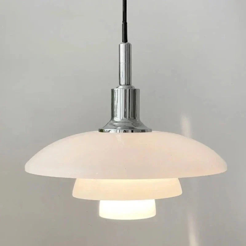 Aurelia kromfärgad sfärisk pendellampa — sömlös sfärisk design