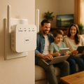 Dual Band WiFi Range Extender Compact Wireless Signal Booster