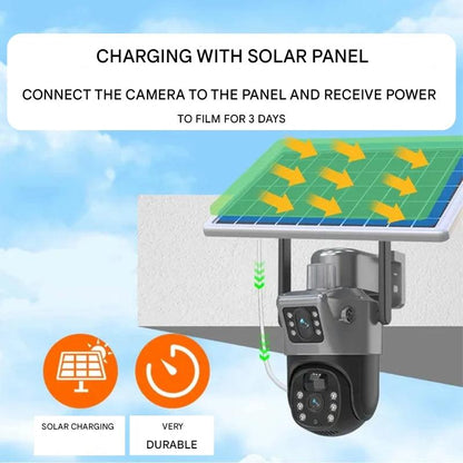 SunShield 4K Wireless Security Camera with 360° Coverage | ribuella