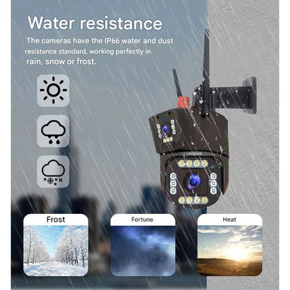 SunShield 4K Wireless Security Camera with 360° Coverage | ribuella