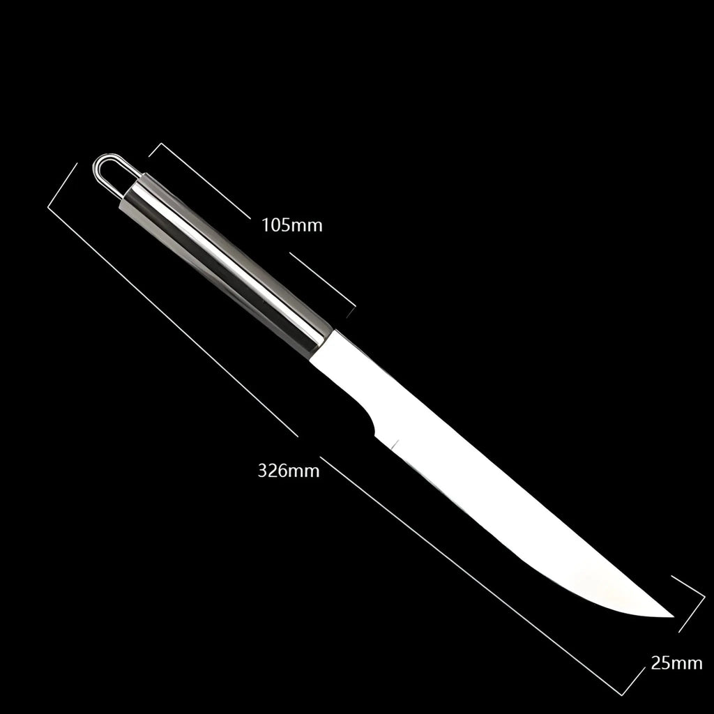 Grillwerkzeug-Set aus Edelstahl mit Tragetasche – Hitzebeständiger Griff | ribuella