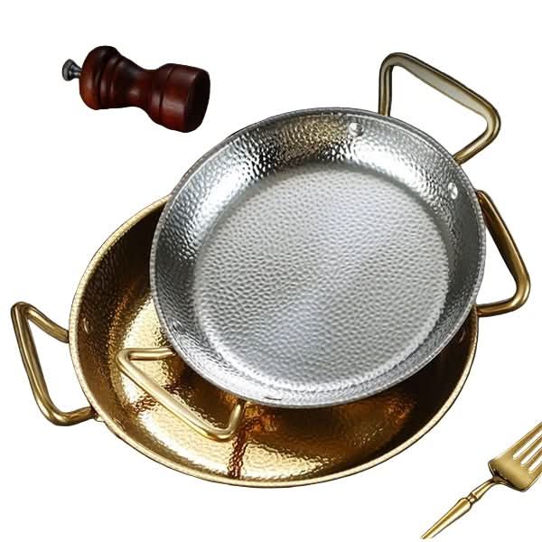 Harborcraft Hammered Stainless Steel Pot, Even-Heat Textured Base