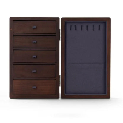 Stylish Multi-Layer Wooden Jewelry Organizer Box | ribuella