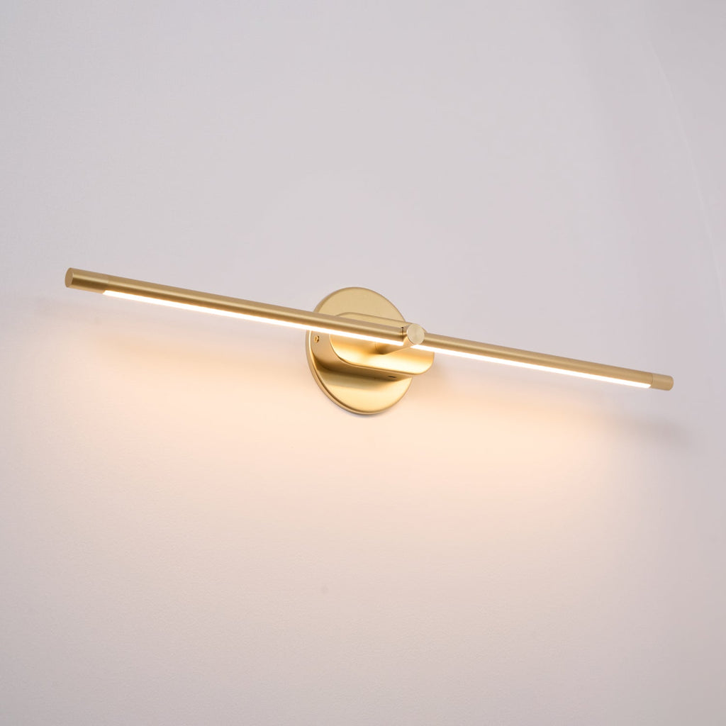 Lampada da parete lineare ricaricabile Flano — sensore touch USB