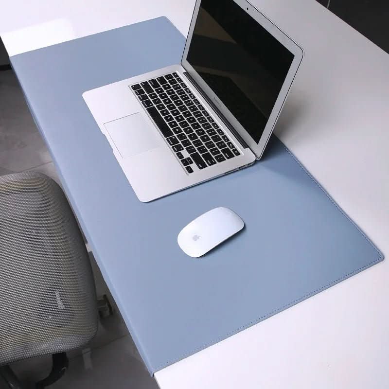 NimbusDesk Ergonomic PU Leather Desk Mat — Wrist Support