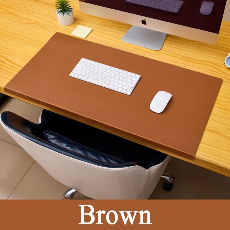 NimbusDesk Ergonomic PU Leather Desk Mat — Wrist Support