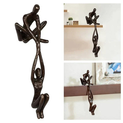 Timeless Connection Figurine - Elegant Couple Sculpture for Home | ribuella