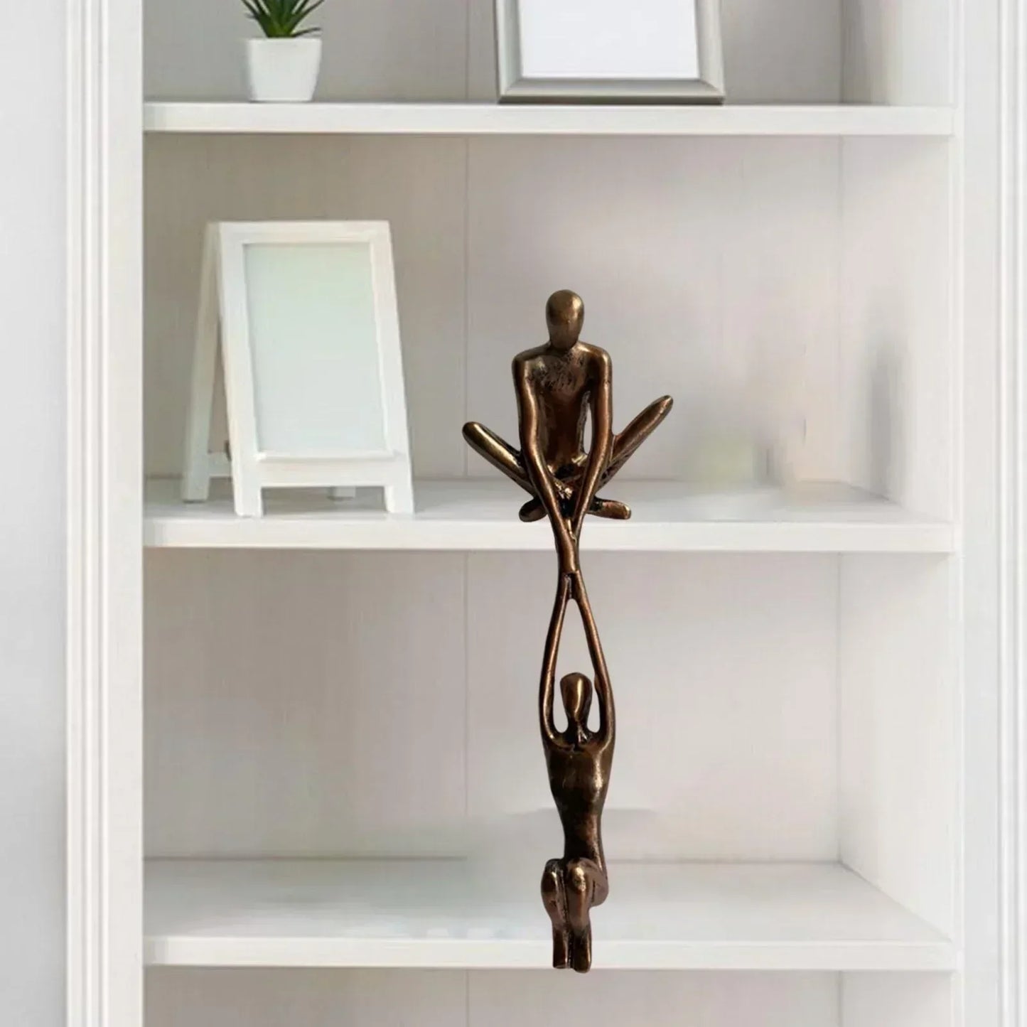 Timeless Connection Figurine - Elegant Couple Sculpture for Home | ribuella