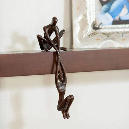 Timeless Connection Figurine - Elegant Couple Sculpture for Home | ribuella