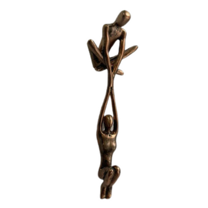 Timeless Connection Figurine - Elegant Couple Sculpture for Home | ribuella
