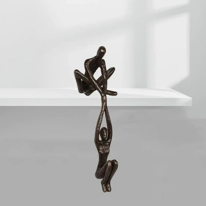 Timeless Connection Figurine - Elegant Couple Sculpture for Home | ribuella