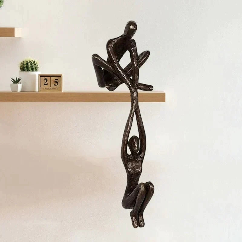 Timeless Connection Figurine - Elegant Couple Sculpture for Home | ribuella