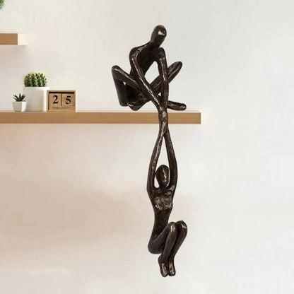 Timeless Connection Figurine - Elegant Couple Sculpture for Home | ribuella