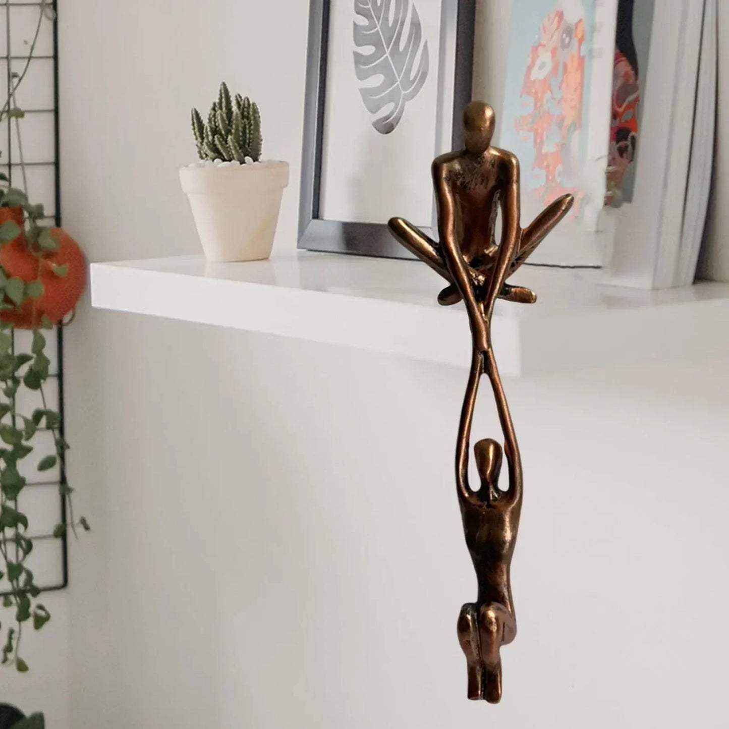 Timeless Connection Figurine - Elegant Couple Sculpture for Home | ribuella