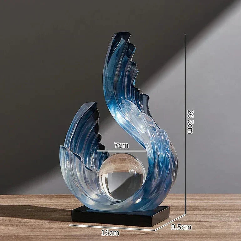 Serenity Sphere-glasaccent til stilfuld boligindretning | ribuella