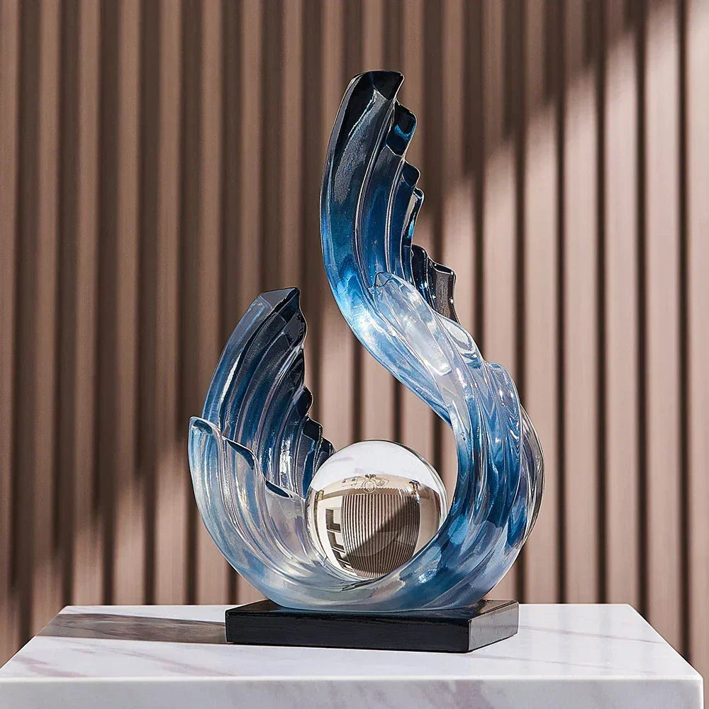 Element decorativ din sticlă Serenity Sphere pentru interioare elegante | ribuella