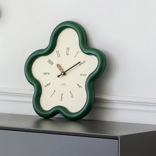 PetalGlow 39cm Silent 3D Flower Pendulum Wall Clock