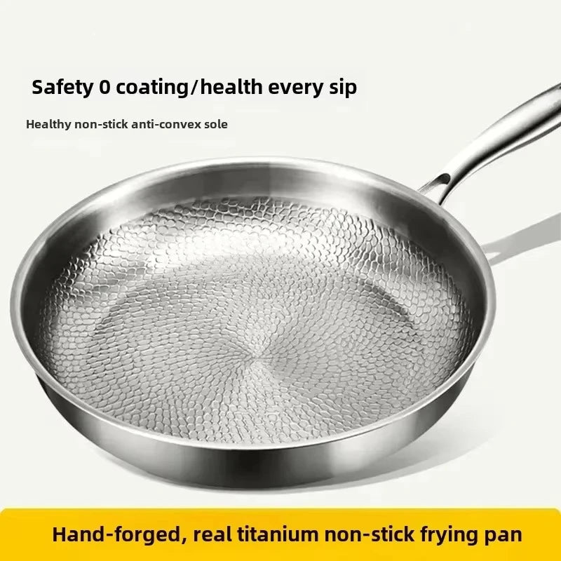 Titanium Chef's Non-Stick Skillet for Effortless Cooking | ribuella