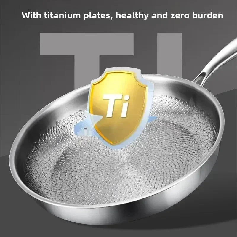 Titanium Chef's Non-Stick Skillet for Effortless Cooking | ribuella