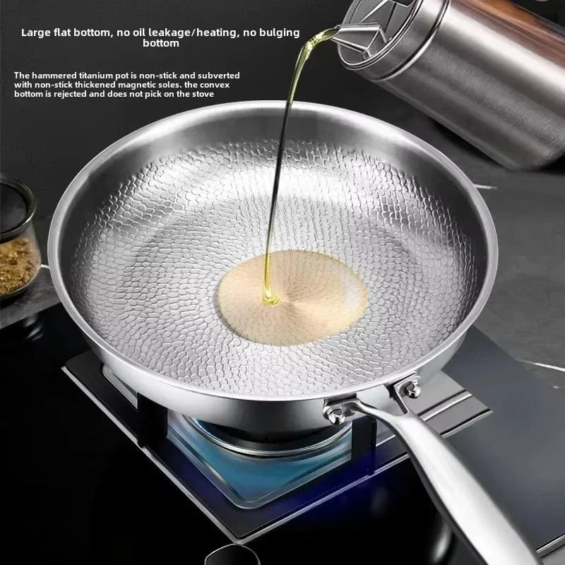 Titanium Chef's Non-Stick Skillet for Effortless Cooking | ribuella