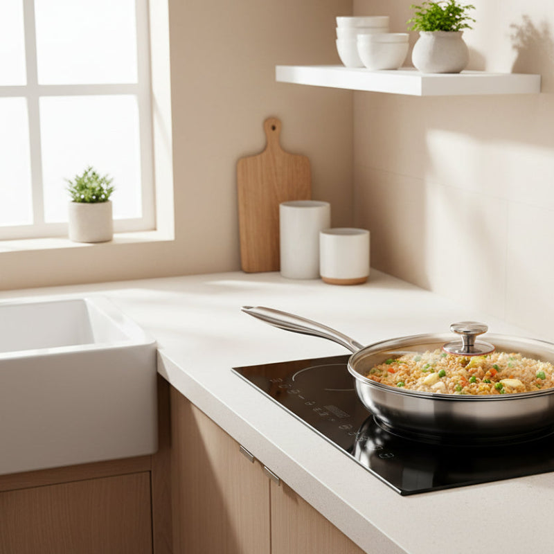 Titanium Elite Non-Stick Frying Pan for Induction Cooking | ribuella
