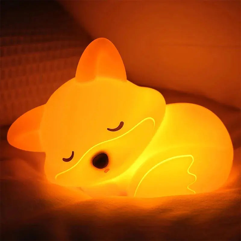 Silicone Night Light with Rechargeable Battery for Kids | ribuella