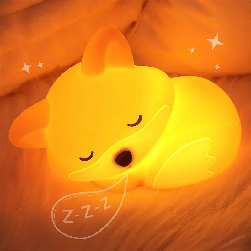 Silicone Night Light with Rechargeable Battery for Kids | ribuella