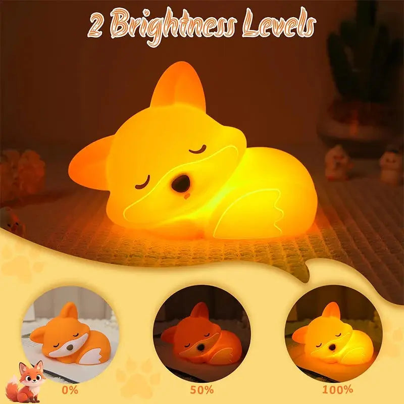 Silicone Night Light with Rechargeable Battery for Kids | ribuella