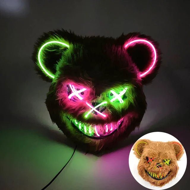 LumenPulse LED-es Purge maszk – neonfényű arctakaró