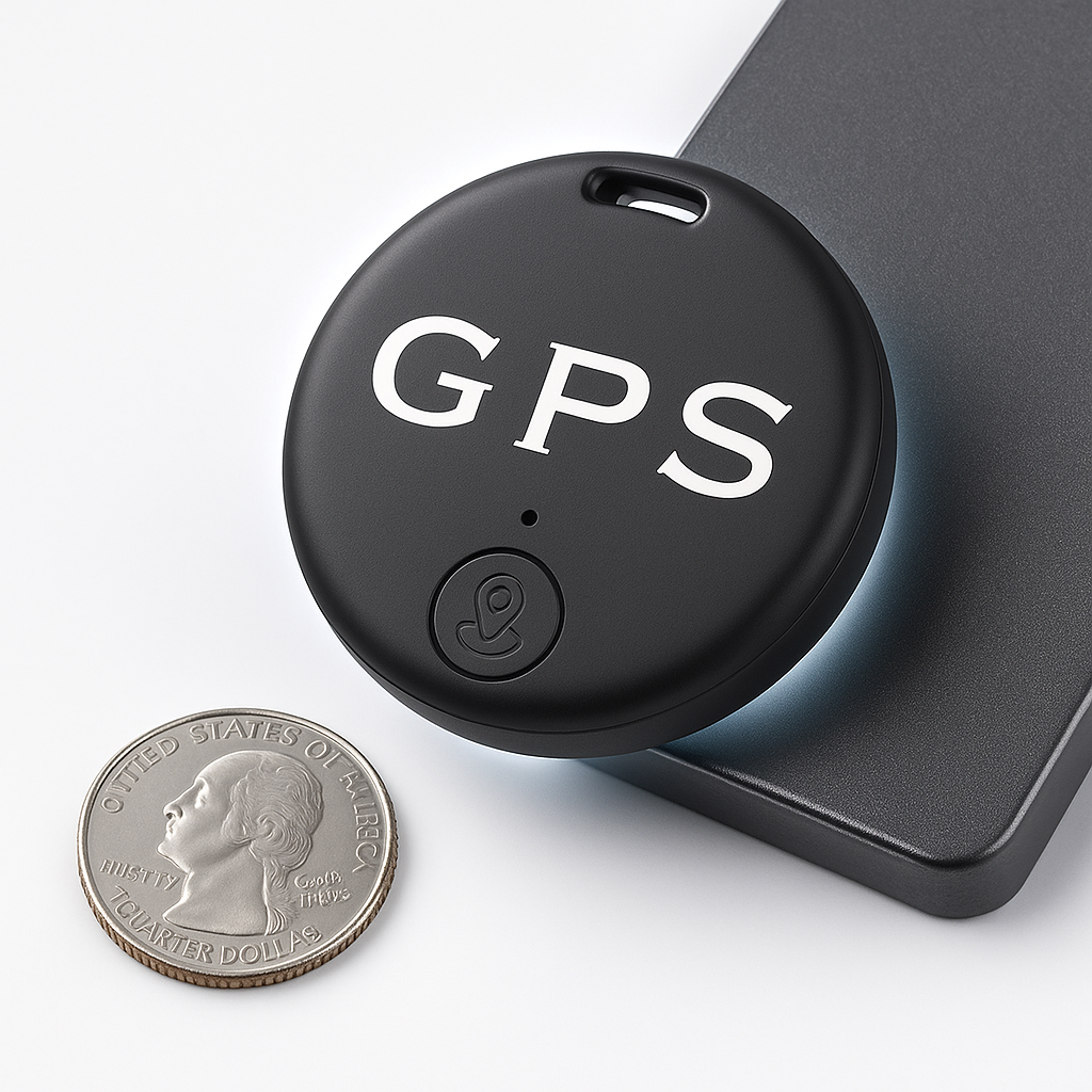 Sada 2 mini GPS lokátorů s magnetem - sledování vozidel, kol a zavazadel v reálném čase pomocí aplikace | ribuella