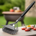Brosse à gril en acier inoxydable pour un nettoyage sûr du barbecue | ribuella