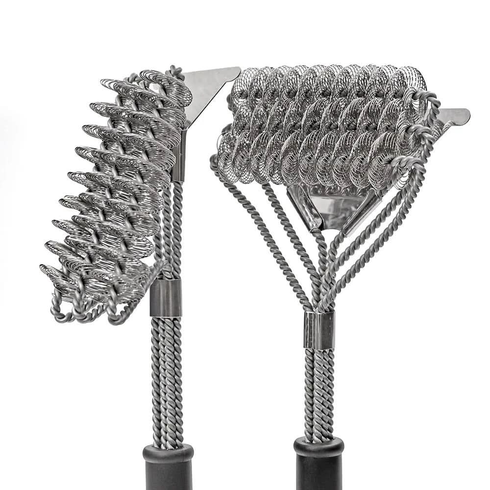 Brosse à gril en acier inoxydable pour un nettoyage sûr du barbecue | ribuella