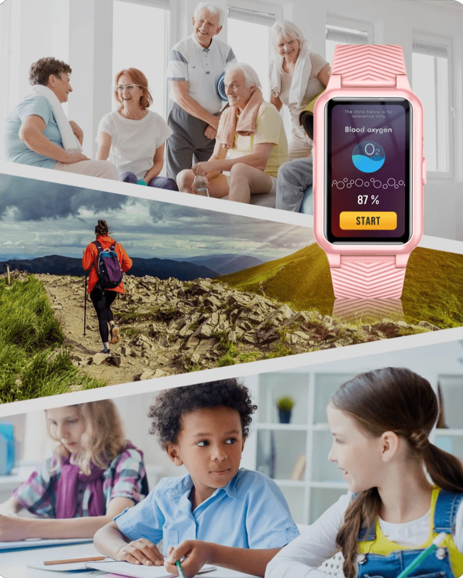 SafeGuard GPS Smartwatch, Fall Detection, SOS Button, Tracking