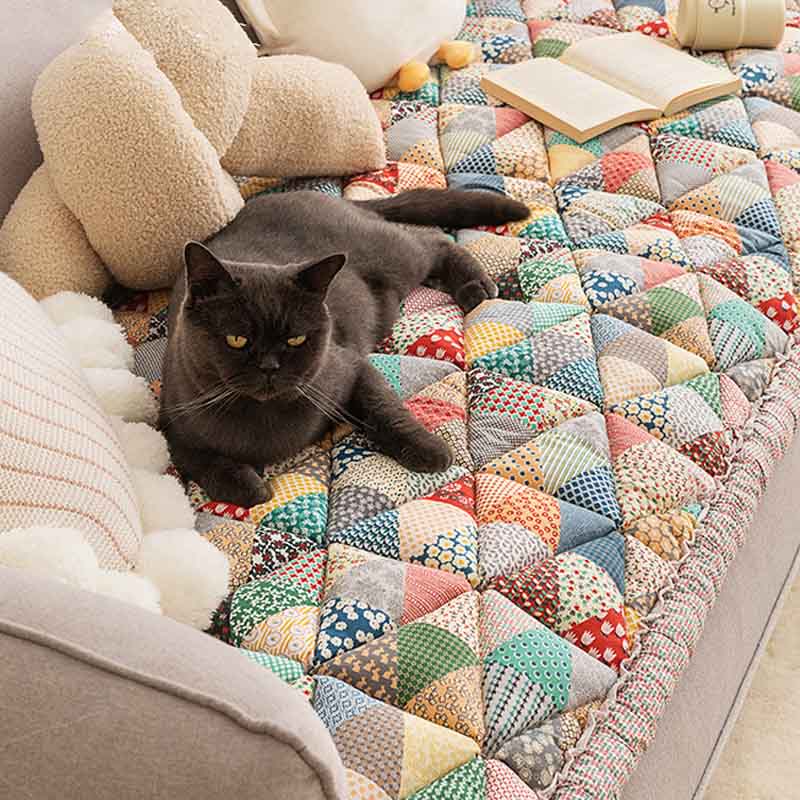 CozyNest Sofa Protector — Non-Slip Backing, Stylish Coverage