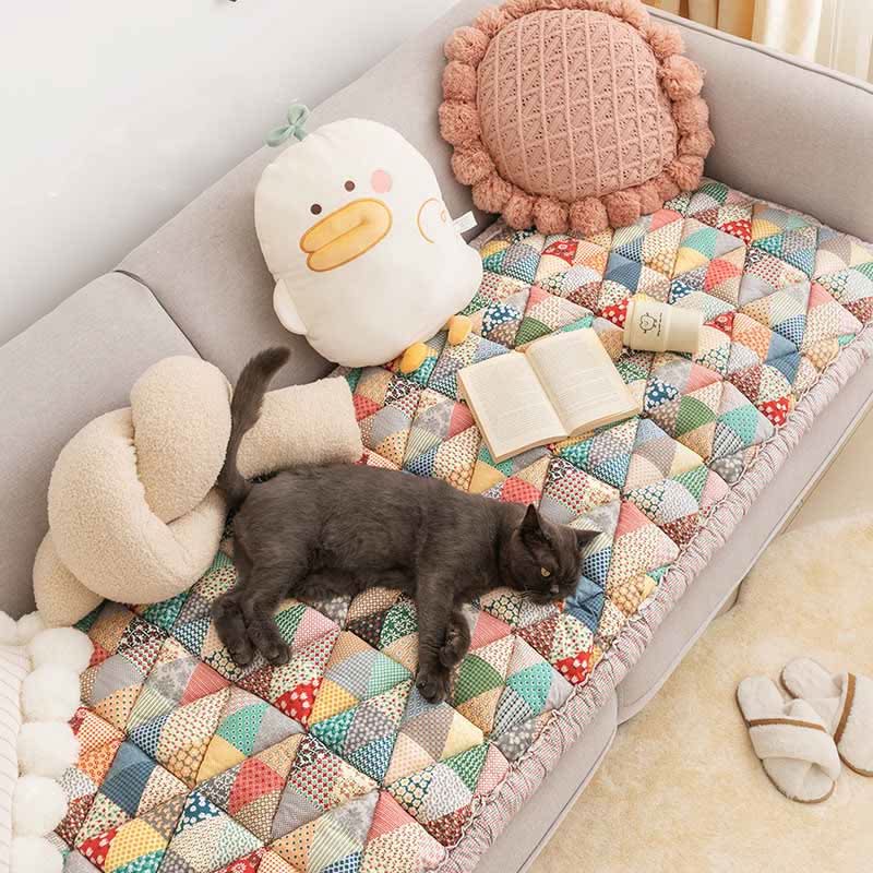 CozyNest Sofa Protector — Non-Slip Backing, Stylish Coverage