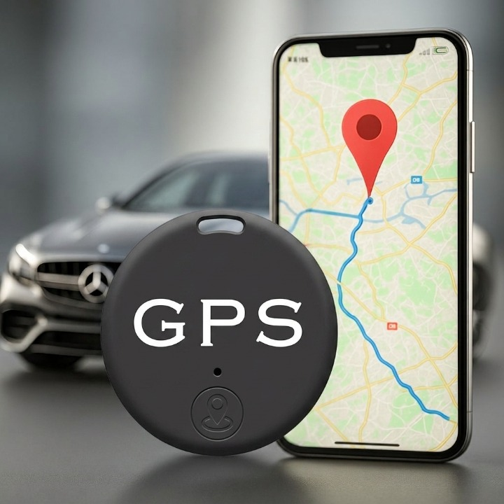 Set di 2 mini tracker GPS con magnete - Monitoraggio in tempo reale tramite app per veicoli, biciclette e bagagli | ribuella