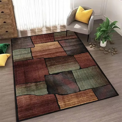 Stylish Geometric Indoor Rug - Washable & Non-Slip | ribuella