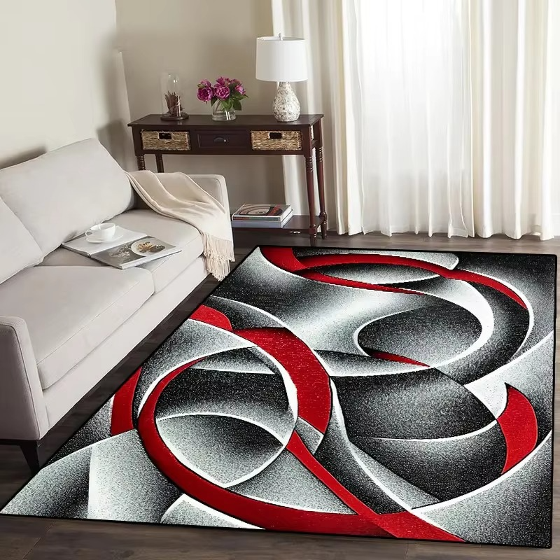 Stylish Geometric Indoor Rug - Washable & Non-Slip | ribuella