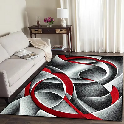 Stylish Geometric Indoor Rug - Washable & Non-Slip | ribuella