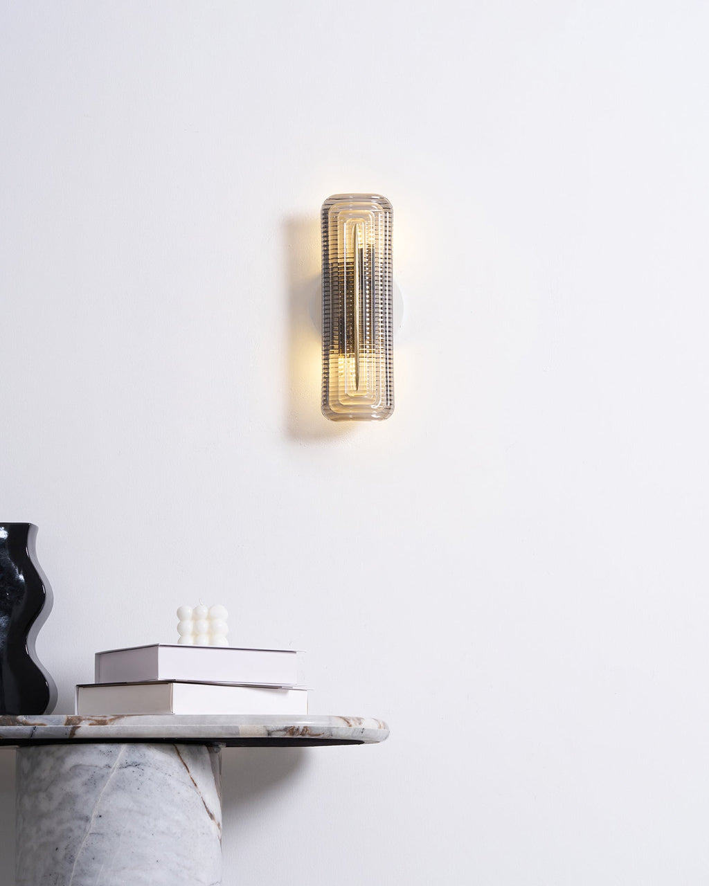 Geometric Wall Lights — Sculpted Silhouette Crystalline Glow