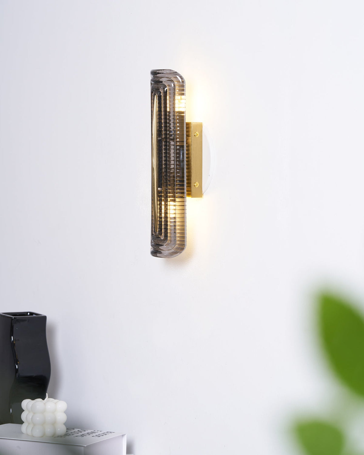 Geometric Wall Lights — Sculpted Silhouette Crystalline Glow
