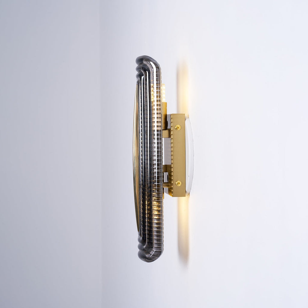 Geometric Wall Lights — Sculpted Silhouette Crystalline Glow